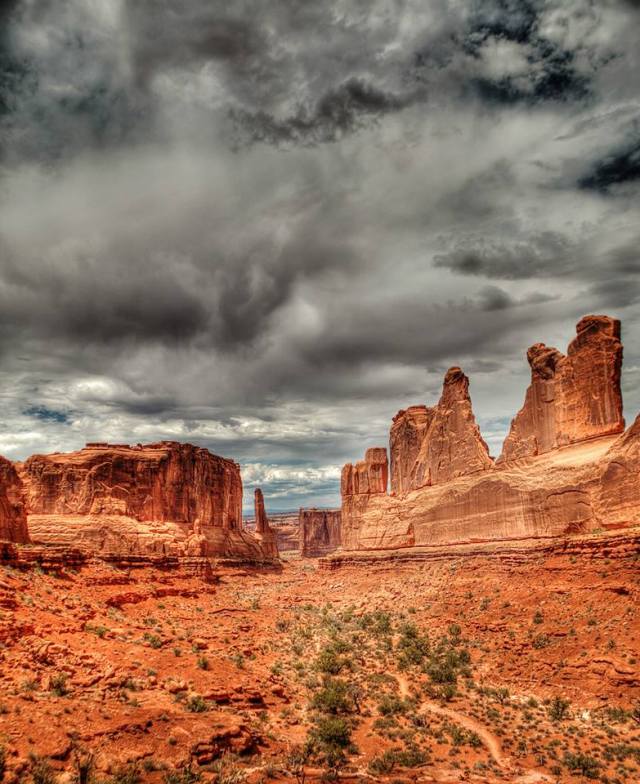 The area known as "Park Avenue"