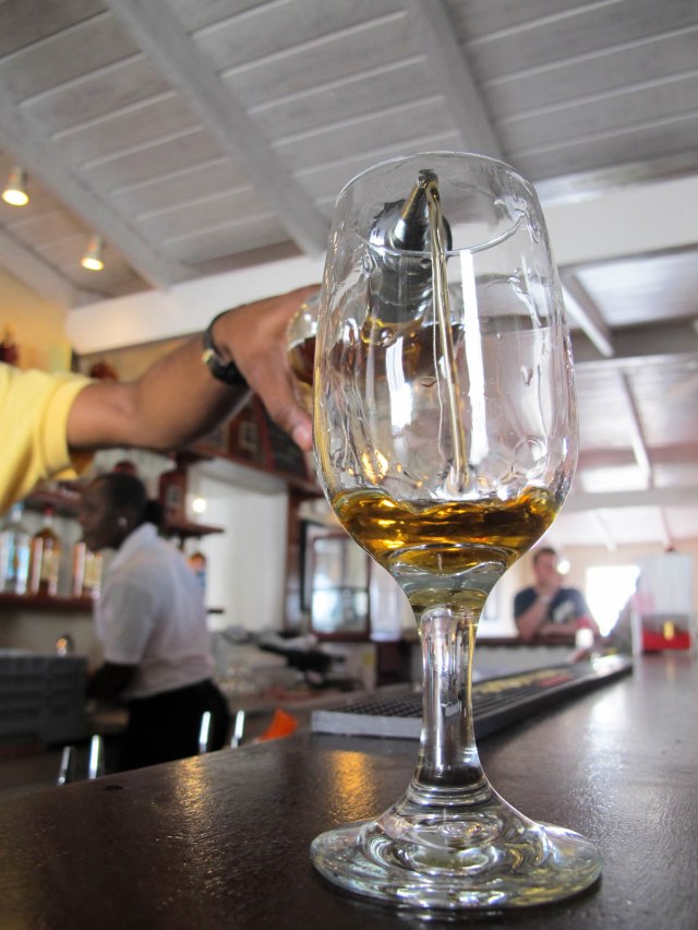 Mount Gay rum tasting