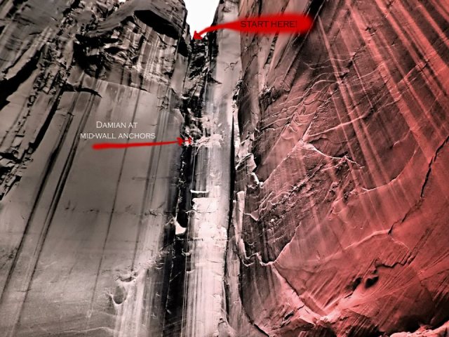 Maybe this visual will help you with the scale of the big drop