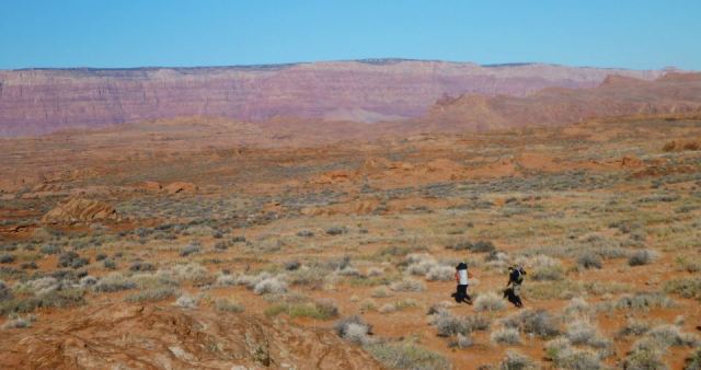 Hiking to the canyon